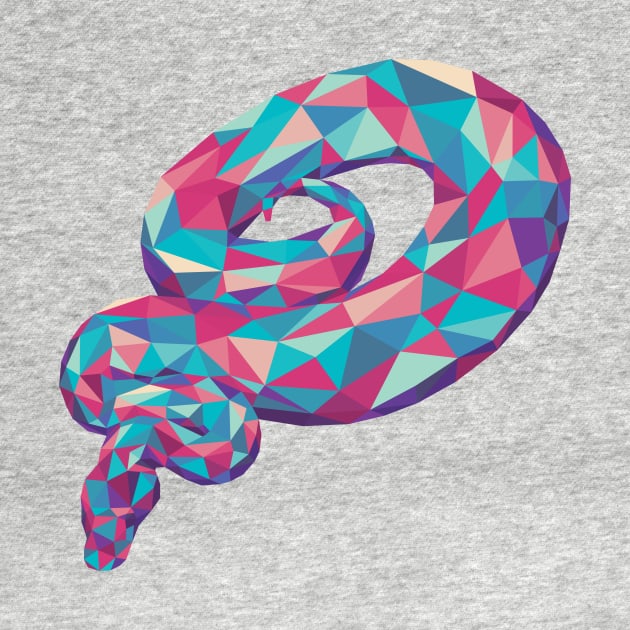 Geometric Soft Snake by polliadesign